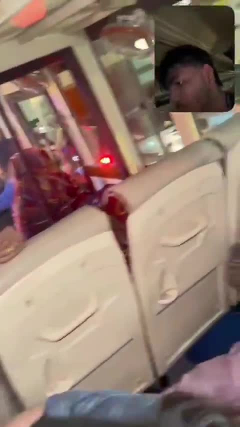 Protesters forced into a police bus
